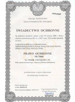 Prawo ochronne 72441